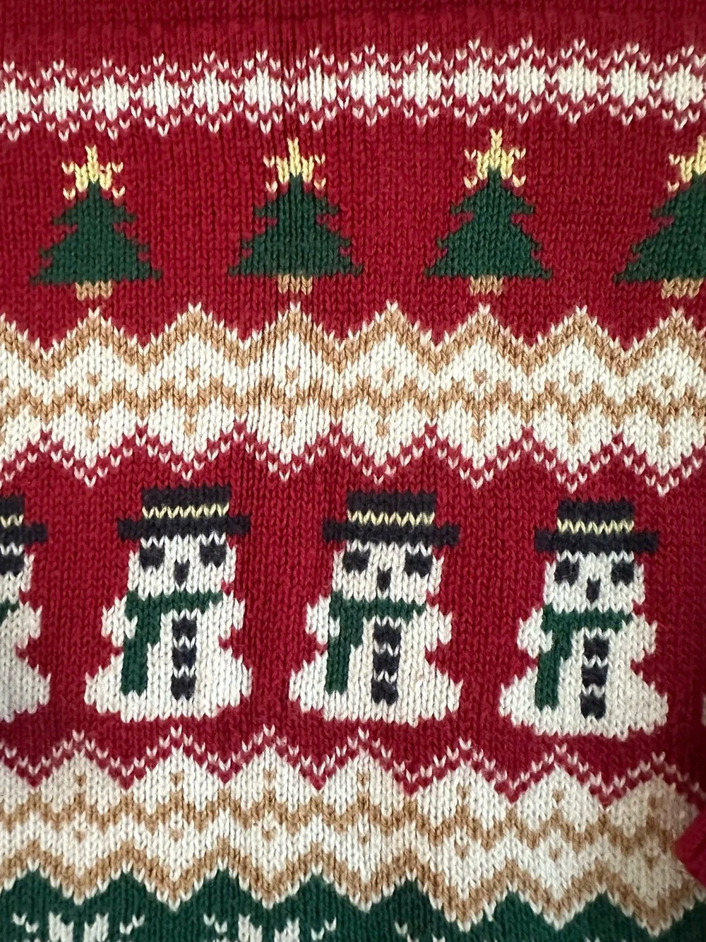 The Children's Place Red Knit Christmas Holiday Baby Sweater Dress 12-18 months